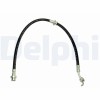 Furtun frana fata DELPHI, Nissan Micra C+C III (K12), 08.2005-, Micra III (K12), 03.02-06.10, Note (E11), 01.2005-08.2013, partea stanga, Fata; punte