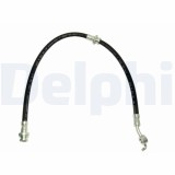 Furtun frana fata DELPHI, Nissan Micra C+C III (K12), 08.2005-, Micra III (K12), 03.02-06.10, Note (E11), 01.2005-08.2013, partea stanga, Fata; punte