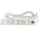 Prelungitor Lohuis 8 prize, 1.5 m, 3500W, 3 x 1.5 mmp, contact de protectie, intrerupator