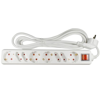 Prelungitor Lohuis 8 prize, 1.5 m, 3500W, 3 x 1.5 mmp, contact de protectie, intrerupator foto