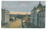 5018 - RAMNICU-VALCEA, Tribunalul, Romania - old postcard - used - 1917, Circulata, Printata