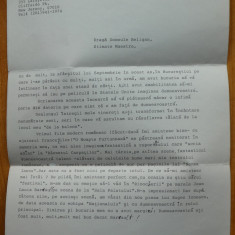 Scrisoare de multumire adresata lui Radu Beligan de Dr. Serban Voinea Semo ,1995