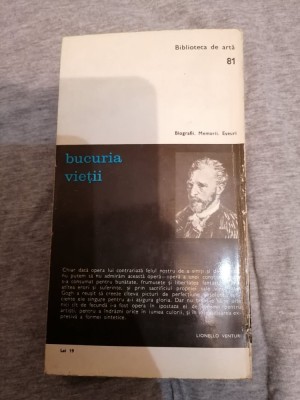 BUCURIA VIETII - Irving Stone foto