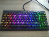 Tastatura Mecanica Corsair K65 Rapidfire Compact RGB LED, Gaming, Cu fir, USB