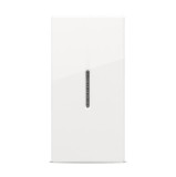 &Icirc;ntrerupător Simplu Modular ELBI Moda Voice 1M 10AX cu LED Albastru, &Icirc;ncastrat, Ideal pentru Iluminat Modern, Disponibil &icirc;n 4 Culori Elegante.