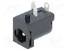 Conector alimentare DC, 12V, 2 pini, seria {{Seria producatorului}}, 5,5/2,1mm. SCHURTER - 4840.2202