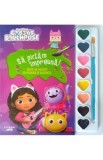 Cumpara ieftin Gabby's Dollhouse. Sa pictam impreuna! Carte de colorat cu pensula si acuarele