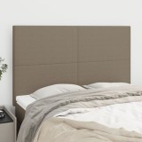 Cumpara ieftin Tăblii de pat, 4 buc, gri taupe, 72x5x78/88 cm, textil