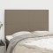 vidaXL Tăblii de pat, 4 buc, gri taupe, 72x5x78/88 cm, textil 3116054