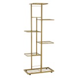 Suport de flori metal auriu Bamir 43.5x22x108 cm