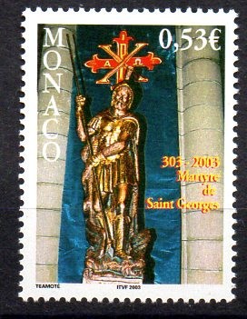 MONACO 2002, Arta, Aniversari, serie neuzata, MNH foto