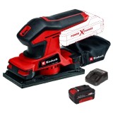 Einhell TC-OS 18/187 Li PXC + Starter Kit - Slefuitor cu vibratii 187x90 mm + Set 1 acumulator si incarcator Li-Ion 18 V 4 Ah
