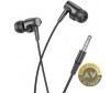 Casti Audio In-Ear Hoco M112, Jack 3.5mm, Microfon In-line, Negru