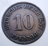 1.267 GERMANIA 10 PFENNIG 1897 A