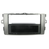 Rama adaptoare 1DIN argintie pentru Toyota Auris 2007-2013 Connects2
