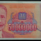 Bancnota 50000000 DINARI / DINARA - YUGOSLAVIA, anul 1993 *cod 275