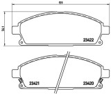 BREMBO P 56 040 PRIME LINE set placute frana,frana disc