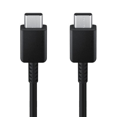 Samsung - Data Cable (EP-DX310JBE) - Type-C to Type-C Fast Charging 3A, 1.8m - Black (Bulk Packing) foto