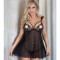 Set 2 piese Cora 1875 black - S/M