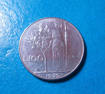 Moneda Italia - 100 Lire 1979 foto