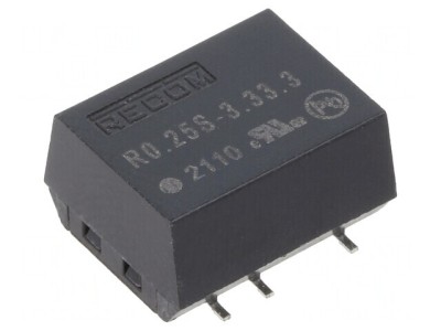 Convertor DC/DC 0.25W 3.3V 76mA foto