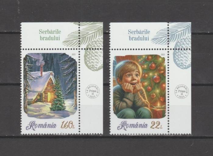 ROMANIA 2023 SERBARILE BRADULUI Serie 2 timbre LP.2446 MNH**