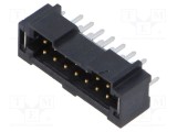 Conector PCB-PCB soclu tată 14 pini 2mm SAMTEC T2M drept THT aurit 2,6A
