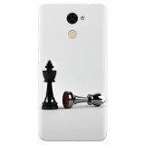 Husa silicon pentru Huawei Y7 Prime 2017, Chess