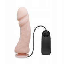 Vibrator Realist Multispeed The Big Penis Natural 24 cm