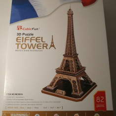 Puzzle Eiffel Tower 3D Cubic Fun