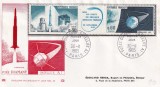 FILATELIE TEMATICA - PLIC FRANTA TEMATICA COSMOS SPATIU SATELITI, Stampilat