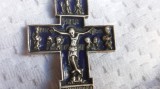 RUSIA MEDALION pectoral CRUCE CRUCIFIX email OPULENT vechi MASIV rar EXCEPTIONAL