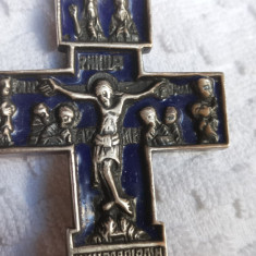 RUSIA MEDALION pectoral CRUCE CRUCIFIX email OPULENT vechi MASIV exceptional UNI