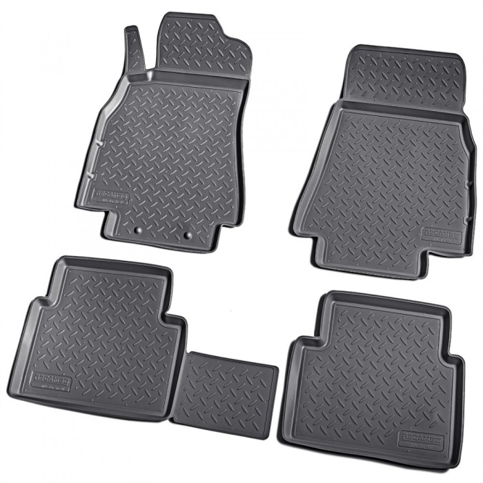 Set de 4 covorase cauciuc 3D stil tavita premium pentru Mercedes A-Class W169 2004-2012