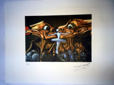 Litografie SALVADOR DALI 50x65cm Bfk Rives foto