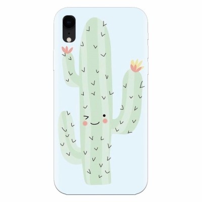Husa silicon pentru Apple Iphone XR, Cactus foto