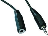 CABLU audio GEMBIRD prelungitor stereo (3.5 mm jack M/T), 3m &quot;CCA-423-3M&quot; (timbru verde 0.08 lei)