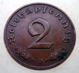 2.952 GERMANIA 2 REICHSPFENNIG 1937 D