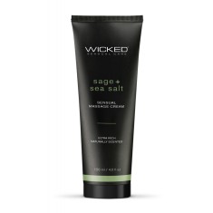 Crema Masaj Wicked, Aroma Salvie si Sare de Mare, 120 ml