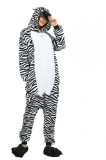 PJM2-1122 Pijama intreaga kigurumi, model Zebra, S, S/M