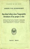 Aus dem Leben eines Taugenichts germana-franceza / Joseph von Eichendorff