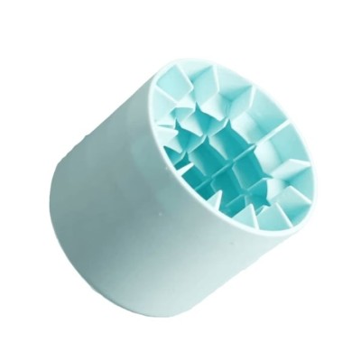 Forma pentru cuburi de gheata, din silicon fara BPA, tip frapiera, fara capac, albastru foto