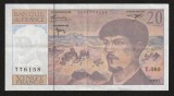 Franta, 20 Francs 1997 Debussy_frumoasă_serie T.060-776158
