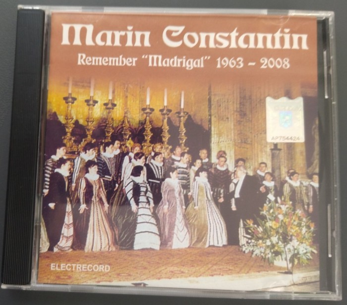 CD ORIGINAL: CORUL MADRIGAL / MARIN CONSTANTIN - REMEMBER MADRIGAL 1963-2008 (ELECTRECORD EDC 860)