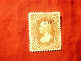 Timbru Mexic 1874 Miguel Hidalgo cu supratipar ,fara guma , defect de dantelura