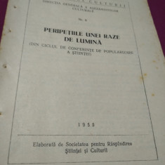 PERIPETIILE UNEI RAZE DE LUMINA NR.8 /1955