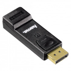 Adaptor Hama 54586 DisplayPort - HDMI Negru foto