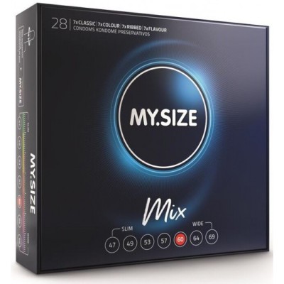 MY SIZE - MIX CONDOMS 60 MM 28 UNITS foto