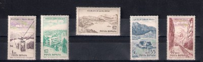 ROMANIA 1964 - PUNCTE TURISTICE LA MUNTE, MNH - LP 585 foto