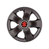 Set 4 Capace Roti 14 inchi (R14) Bis Negru, Compatibile Cu Suzuki, Autohelix MSA